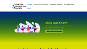 What Londoninnovation.org website looked like in 2020 (4 years ago)