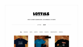 What Lottiesskateshop.com website looked like in 2020 (3 years ago)