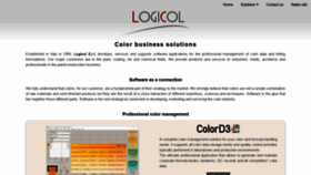 What Logicol.com website looked like in 2020 (3 years ago)