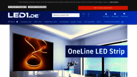 What Led1.de website looked like in 2020 (3 years ago)
