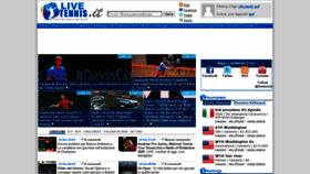 What Livetennis.it website looked like in 2020 (3 years ago)