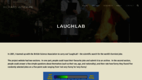 What Laughlab.co.uk website looked like in 2020 (3 years ago)