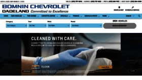 What Lorenzobomninchevrolet.com website looked like in 2020 (3 years ago)