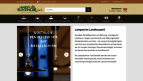 What Lampen-suntinger-shop.com website looked like in 2020 (3 years ago)