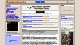 What Luisloureiro.tk website looked like in 2020 (3 years ago)