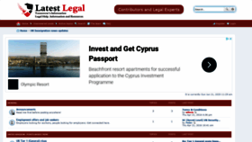 What Latestlegal.com website looked like in 2020 (3 years ago)