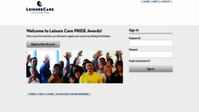 What Leisurecare.online-rewards.com website looked like in 2020 (3 years ago)
