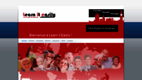 What Learn-it-easily.fr website looked like in 2020 (3 years ago)