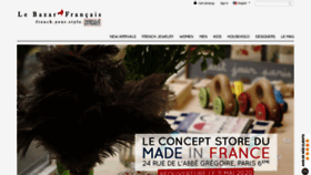 What Lebazarfrancais.com website looked like in 2020 (3 years ago)