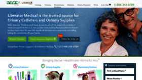 What Liberatormedical.com website looked like in 2020 (3 years ago)