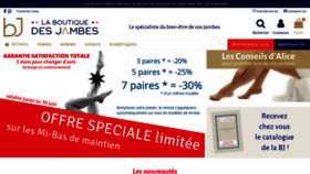 What Laboutiquedesjambes.com website looked like in 2020 (3 years ago)