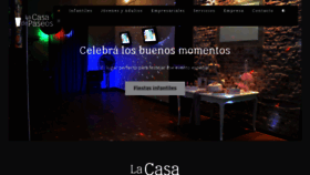 What Lacasadepaseos.com website looked like in 2020 (3 years ago)