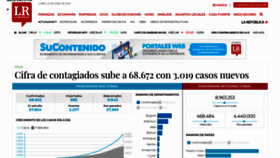 What Larepublica.co website looked like in 2020 (3 years ago)