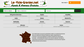 What Le-vide-grenier.net website looked like in 2020 (3 years ago)