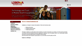 What Lobenna.com website looked like in 2020 (3 years ago)