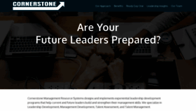 What Leadwithcornerstone.com website looked like in 2020 (3 years ago)