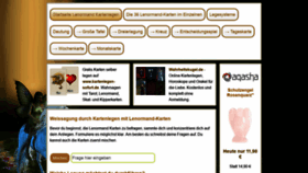 What Lenormand-kartenlegen.net website looked like in 2020 (3 years ago)
