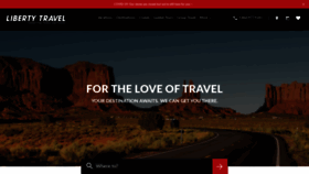 What Libertytravel.com website looked like in 2020 (3 years ago)