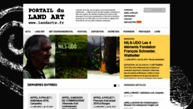 What Landarts.fr website looked like in 2020 (3 years ago)