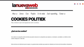 What Lanuevaweb.com website looked like in 2020 (3 years ago)