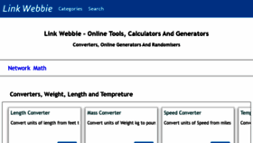 What Linkwebbie.com website looked like in 2020 (3 years ago)