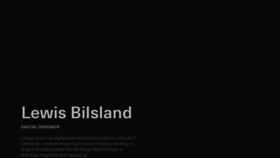 What Lewisbilsland.co.uk website looked like in 2020 (3 years ago)