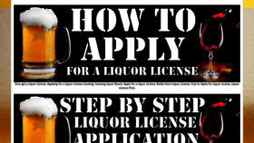 What Liquorlicense.co.za website looked like in 2020 (5 years ago)