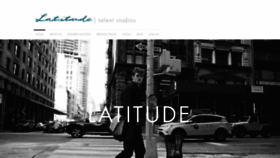 What Latitudetalent.com website looked like in 2020 (3 years ago)