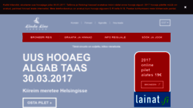 What Lindaline.fi website looked like in 2020 (3 years ago)
