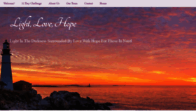 What Lightlovehope.com website looked like in 2020 (3 years ago)