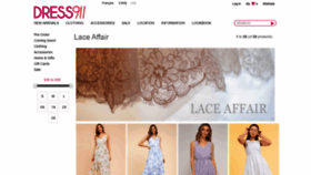 What Laceaffair.com website looked like in 2020 (3 years ago)