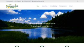 What Landkaufhausmayer.de website looked like in 2020 (3 years ago)