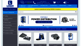 What Larsonelectronics.com website looked like in 2020 (3 years ago)