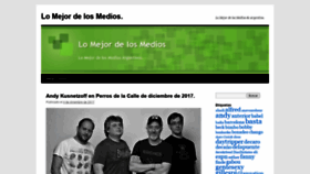 What Lomejordelosmedios.wordpress.com website looked like in 2020 (3 years ago)