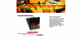 What Learn-how-to-read-guitar-tabs.blogspot.com website looked like in 2020 (3 years ago)