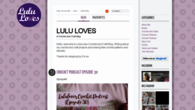 What Lululoves.co.uk website looked like in 2020 (3 years ago)