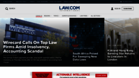 What Legalweek.com website looked like in 2020 (3 years ago)