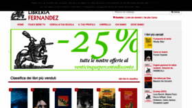 What Libreriafernandez.it website looked like in 2020 (3 years ago)