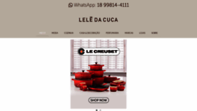 What Leledacuca.com.br website looked like in 2020 (4 years ago)