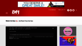 What Laff.com website looked like in 2020 (3 years ago)