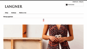 What Langner-fashion.com website looked like in 2020 (3 years ago)