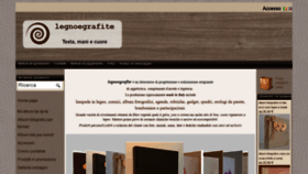 What Legnoegrafite.it website looked like in 2020 (3 years ago)