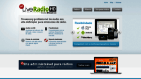 What Liveradio.com.br website looked like in 2020 (3 years ago)