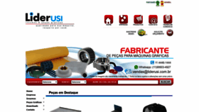 What Liderusi.com.br website looked like in 2020 (3 years ago)