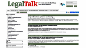 What Legaltalk.nl website looked like in 2020 (3 years ago)
