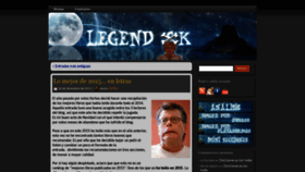 What Legendsk.com website looked like in 2020 (5 years ago)