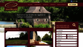 What Lecontact-immobilier.fr website looked like in 2020 (3 years ago)