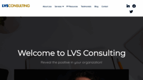 What Lvsconsulting.com website looked like in 2020 (3 years ago)