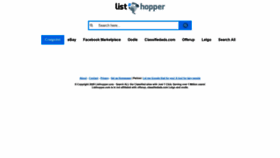 What Listhopper.com website looked like in 2020 (3 years ago)