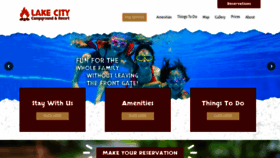 What Lakecitycampground.com website looked like in 2020 (3 years ago)